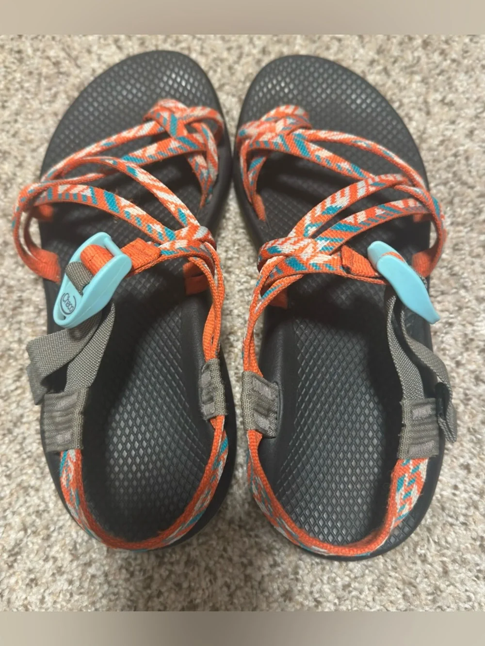 Chaco sandals women’s Sz 9.5/10 strapped hiking - Picture 3 of 9